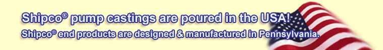 All Castings Poured in the USA. Shipco products are 100% designed and manufactured in Pennsylvania.
